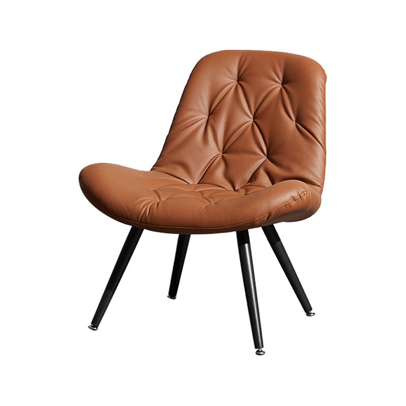 Modern Indoor-Outdoor Chair Metal Home Slipper Upholstered Armless Parsons Chair Clearhalo ' kitchen&dining_furn' 'Dining Chairs' 'Dining Tables & Seating' 'dining_chair' 'furn' 'furn_dining_chair' 'Furniture' 'furniture_dining_chair' 'Kitchen & Dining Furniture' 'kitchen' 1200x1200_261f682d-aab7-4cb7-8e6f-4b157a718aeb