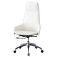 Faux Leather Office Chair Contemporary Nylon Desk Chair in White Clearhalo 'furn' 'furn_office_chair' 'Furniture' 'Office Chairs' 'Office Furniture' 'office_chair' 1200x1200_261fad42-b9be-4276-a8fd-f39006f2d1c4