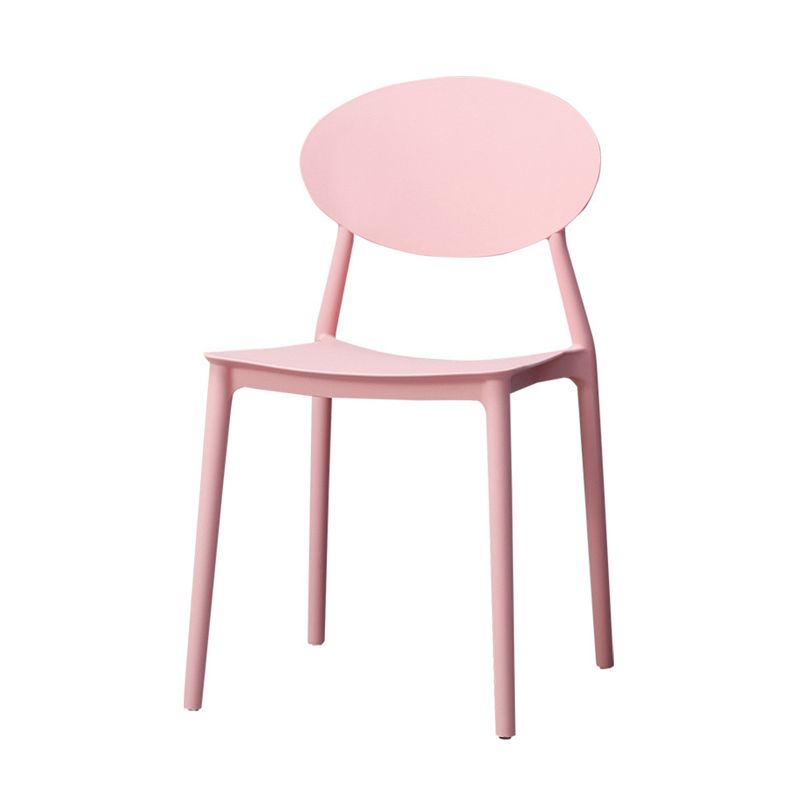 Nordic Chairs Dining Armless Chairs for Kitchen with Plastic Legs Clearhalo 'Dining Chairs' 'Dining Tables & Seating' 'dining_chair' 'furn' 'furn_dining_chair' 'Furniture' 'furniture_dining_chair' 'Kitchen & Dining Furniture' 1200x1200_261fc497-51eb-49e8-8a85-ca4f89f3fb69