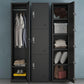 Eigentijdse metalen garderobe kast scharnierende garderobe armoire voor thuis