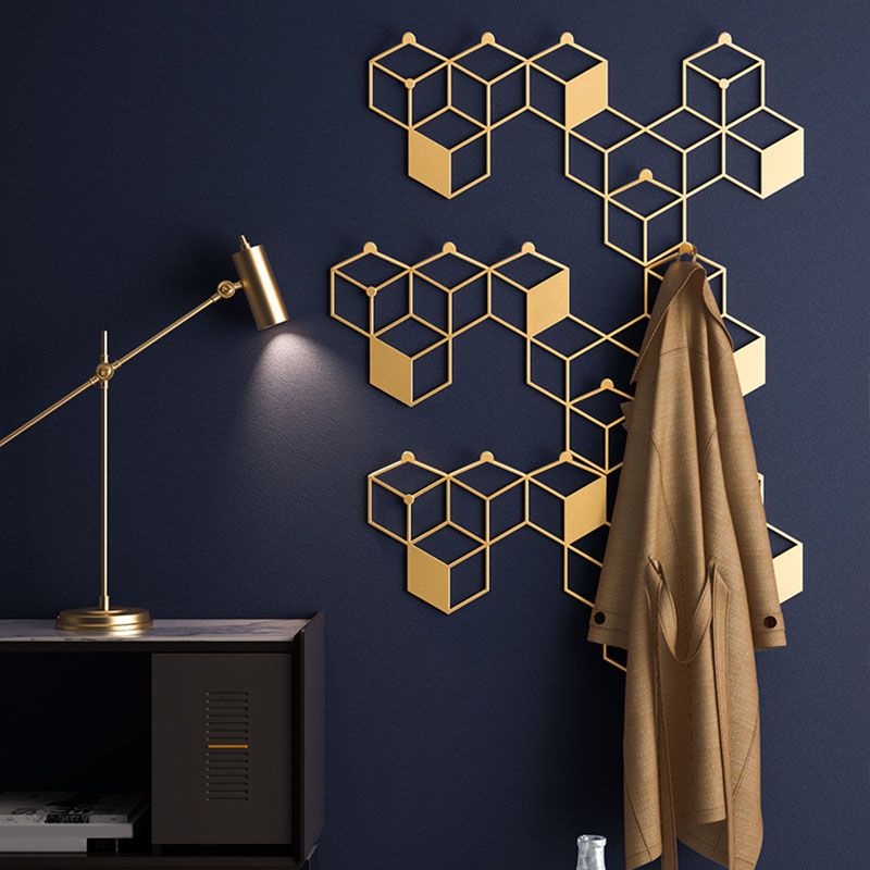 Metal Coat Rack Modern Minimalist Home Wall Hanging Coat Rack Clearhalo 'Entry & Mudroom Furniture' 'furn' 'furn_hall_tree_coat_racks' 'Furniture' 'Hall Trees & Coat Racks' 'hall_tree_coat_racks' 1200x1200_2620ccd6-e93f-4be6-9f31-eb9ec1de5c67