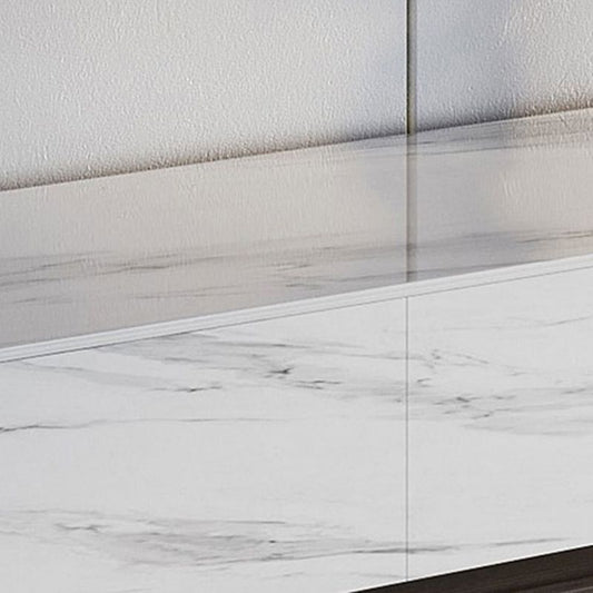 Glam Stone TV Stand Console Enclosed Storage TV Media Stand with Legs for Living Room Clearhalo 'furn' 'furn_tv_stands_entertainment_centers' 'Furniture' 'Living Room Furniture' 'TV Stands & Entertainment Centers' 'TV Stands & Media Storage Furniture' 'tv_stands_entertainment_centers' 1200x1200_2623ebb4-5b1a-48b3-9d5c-b2e559f9439d