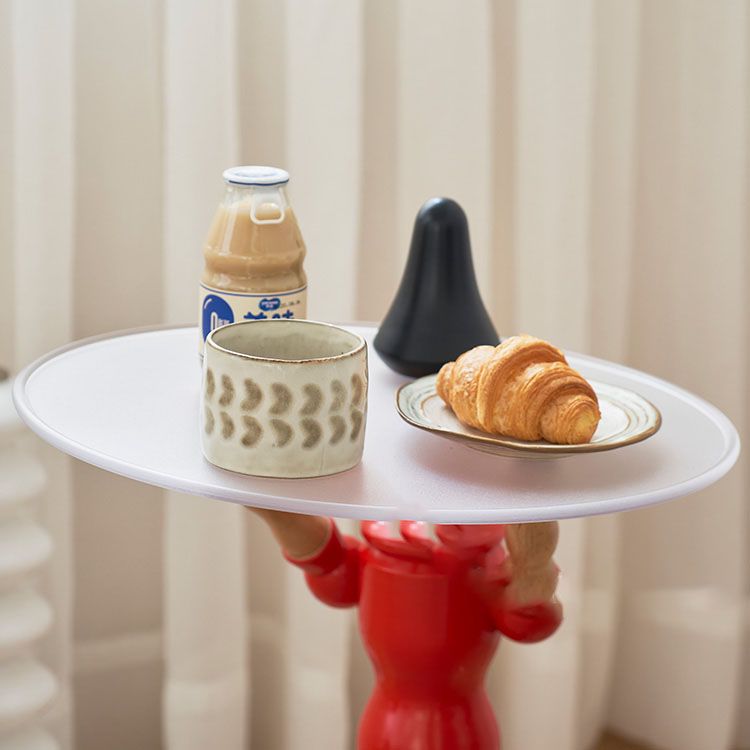 Table d'appoint d'accent en bois massif