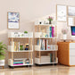 Contemporary Standard Shelf Bookcase Engineered Wood Vertical Bookcase