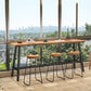 Living Room Modern Patio Bar Table Solid Wood Natural Footrest Bistro Bar Desk Clearhalo 'Bar Furniture' 'Bar Tables' 'bar_tables' 'furn' 'furn_bar_tables' 'Furniture' 'furniture_bar_tables' 'Kitchen & Dining Furniture' 1200x1200_262a0262-75b0-451a-81f7-e47267dd4370