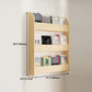 1/2/3/4-Shelf Modern Wall Unit Bookshelf Natural Pine Wood Bookshelf Clearhalo 'Bookcases' 'furn' 'furn_bookcases' 'Furniture' 'furniture_bookcases' 'kitchen' 'kitchen_bookcases' 'Living Room Furniture' 'Office Furniture' 1200x1200_262ba0fd-5c8f-47af-9519-c4faf00f47fc