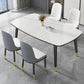 Modern Sintered Stone Standard Dining Table Rectangle Shape Dining Table for Kitchen Clearhalo ' dining_table' 'Dining Tables & Seating' 'Dining Tables' 'furn' 'furn_dining_table' 'Furniture' 'furniture_dining_table' 'Kitchen & Dining Furniture' 'kitchen&dining_furn' 'kitchen' 'kitchen_dining_table' 1200x1200_262eba5e-4cb5-4fa7-993e-bab9acab88c3