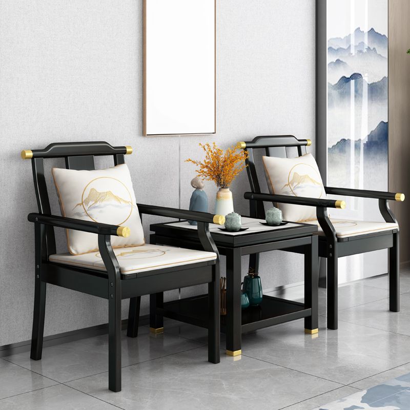 Traditional Dining Armchair Slat Back Arm Single Dining Chair with Wood Legs Clearhalo ' kitchen&dining_furn' 'Dining Chairs' 'Dining Tables & Seating' 'dining_chair' 'furn' 'furn_dining_chair' 'Furniture' 'furniture_dining_chair' 'Kitchen & Dining Furniture' 'kitchen' 1200x1200_262f22a5-bb30-4d88-905a-ddea851a9d0e