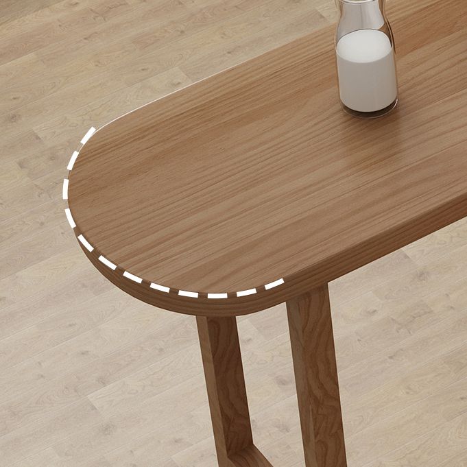 Contemporary Solid Wood Living Room Bar Dining Table in Brown Clearhalo 'Bar Furniture' 'Bar Tables' 'bar_tables' 'furn' 'furn_bar_tables' 'Furniture' 'Kitchen & Dining Furniture' 1200x1200_262f5177-eefc-42a5-9c52-2bc985b11a96