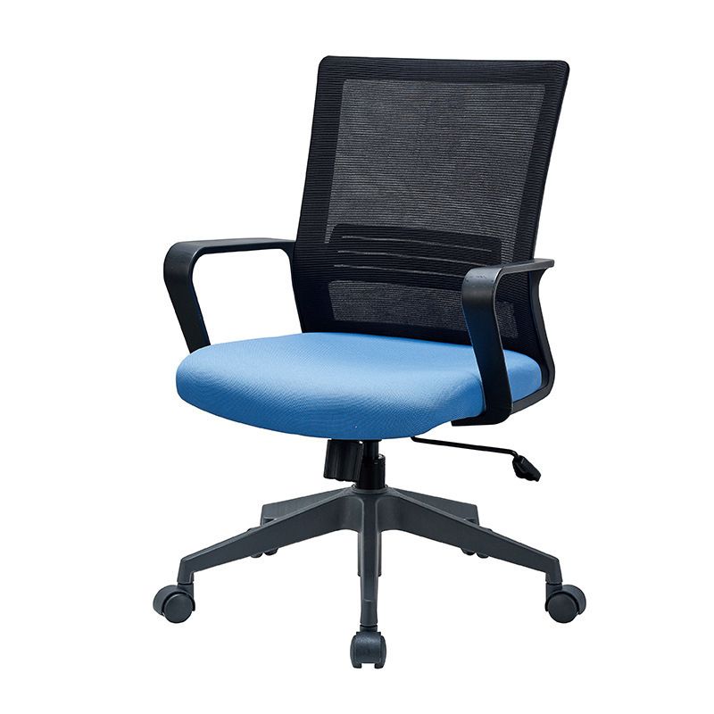 Modern Desk Chair Mesh Computer Chair Fixed Arm Office Chair Clearhalo 'furn' 'furn_office_chair' 'Furniture' 'Office Chairs' 'Office Furniture' 'office_chair' 1200x1200_26307b39-101a-41a7-b1cb-f74145966e03