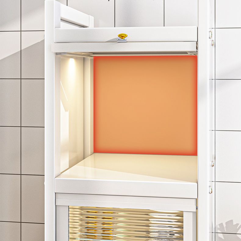 Plastic Door Iron Sideboard Modern Server Cabinet with Storage for Kitchen Clearhalo 'buffet_sideboard' 'Buffets & Sideboards' 'furn' 'furn_buffet_sideboard' 'Furniture' 'furniture_buffet_sideboard' 'Kitchen & Dining Furniture' 1200x1200_26311e73-16da-47a3-a72e-053754611209