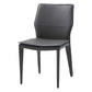 Contemporary Metal Dining Room Chair Armless Leather Dining Chairs for Home Use