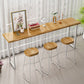 Pine Wood Bar Dining Table Modern Bar Table with Sled Base for Dining Room Clearhalo 'Bar Furniture' 'Bar Tables' 'bar_tables' 'furn' 'furn_bar_tables' 'Furniture' 'furniture_bar_tables' 'Kitchen & Dining Furniture' 1200x1200_2635f602-e694-47c2-bddb-b6ffa0822f2c