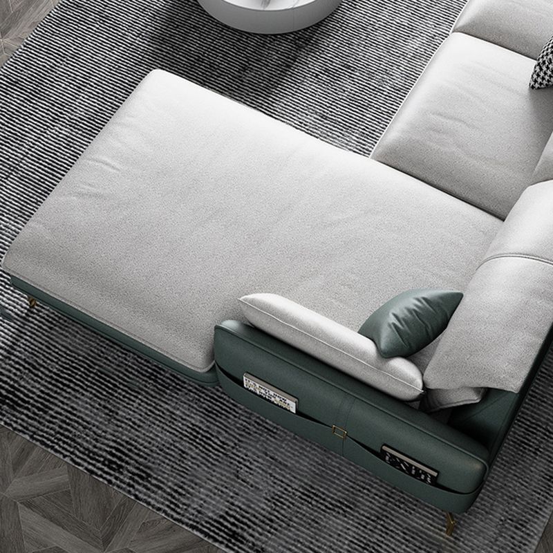 Contemporary 4-Seater with Storage and Pillow Back for Living Room Clearhalo 'furn' 'furn_sectionals' 'Furniture' 'Living Room Furniture' 'Sectionals' 1200x1200_263c859d-aa04-4217-9716-750a48308d2f