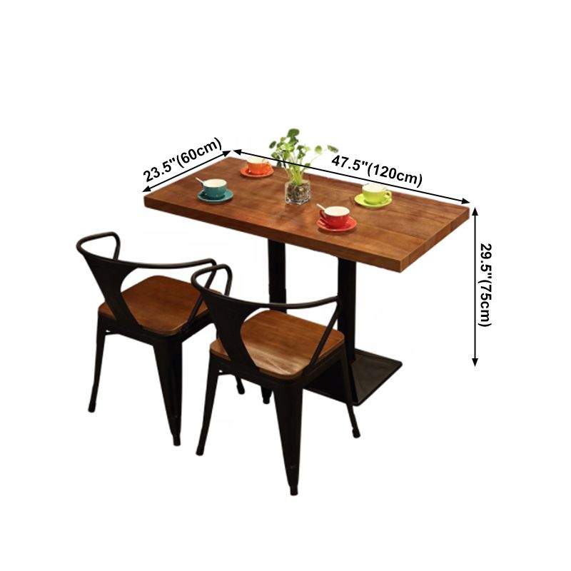 Industrial Style Dining Room Collection Pine Solid Wood Dining Site Table Clearhalo ' dining_table' 'Dining Tables & Seating' 'Dining Tables' 'furn' 'furn_dining_table' 'Furniture' 'furniture_dining_table' 'Kitchen & Dining Furniture' 'kitchen&dining_furn' 'kitchen' 'kitchen_dining_table' 1200x1200_263ca553-ee37-486e-8a5a-d79ee96e89a1