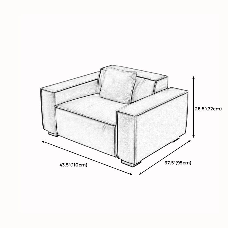 Modern Style Solid Wood Base Leather & Namib Black Rectangular Sofa Clearhalo 'furn' 'furn_sofas' 'Furniture' 'furniture_sofas' 'kitchen' 'kitchen_sofas' 'Living Room Furniture' 'Sofa' 'sofas' 1200x1200_263d22e6-0b62-4cc7-88eb-c422eb6bf59a