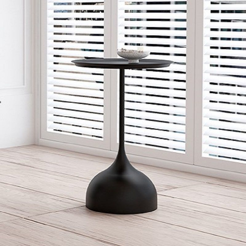 Mid-Century Modern Iron Coffee Table Pedestal Coffee Cocktail Table for Living Room Clearhalo 'Coffee & Accent Tables' 'Coffee Tables' 'coffee_tables' 'furn' 'furn_coffee_tables' 'Furniture' 'Living Room Furniture' 1200x1200_263faea7-09e9-4127-a92a-752bc883184f