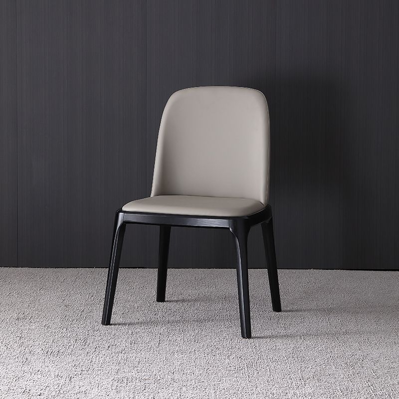 Sillas laterales modernas del comedor sillas sin brazo de madera para el hogar