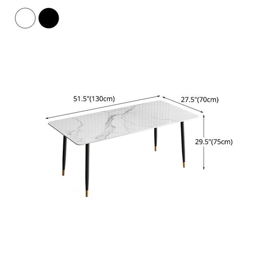 Nordic 1/2/5/7 Pieces Dining Set Sintered Stone Dining Table with Leather Chairs Clearhalo 'Dining Room Sets' 'Dining Tables & Seating' 'dining_room_set' 'furn' 'furn_dining_room_set' 'Furniture' 'furniture_dining_room_set' 'Kitchen & Dining Furniture' 'kitchen&dining_furn' 'kitchen' 1200x1200_2645417b-32c6-473b-88fd-5affaa69f6fb