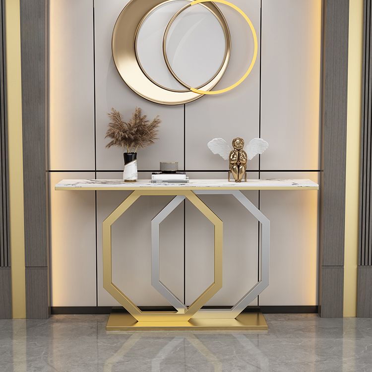 Glamkonsole Akzenttisch Antikes Finishsofa in Stein