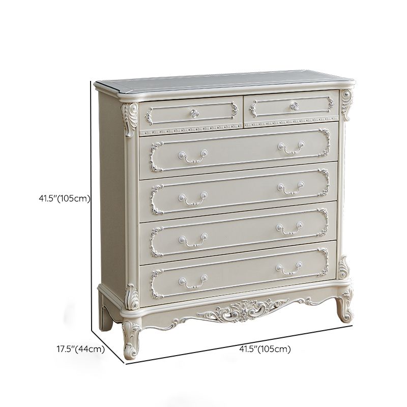 Commode de rangement traditionnelle, commode en bois massif pour la maison