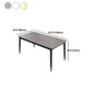 Glam Rectangle Dining Table Set 1/4/5/7 Pieces Dinette Set with Sintered Stone Top Clearhalo 'Dining Room Sets' 'Dining Tables & Seating' 'dining_room_set' 'furn' 'furn_dining_room_set' 'Furniture' 'Kitchen & Dining Furniture' 1200x1200_2648522f-3d4e-4fbd-b23c-da9d6448d60a