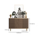 Glam Sideboard Cabinet Marble Sideboard Tavolo con porte per sala da pranzo