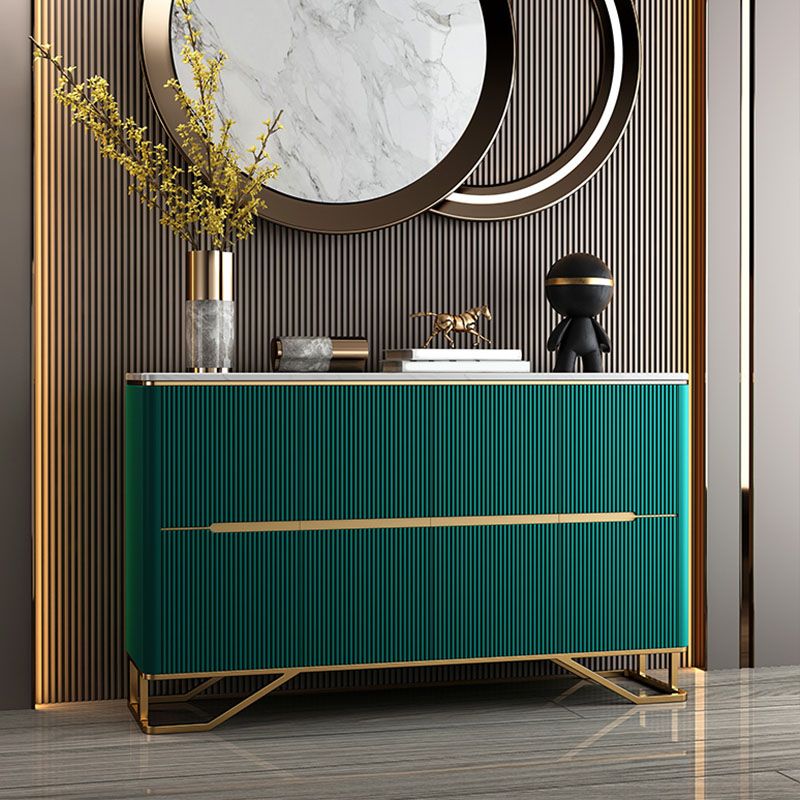 Tavolo da tavolo a buffet glam tavolo laboard di pietra con gambe per cucina