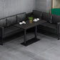 Industrial Sintered Stone Dinner Room Kitchen Table Black Top Table with Black Frame Clearhalo ' dining_table' 'Dining Tables & Seating' 'Dining Tables' 'furn' 'furn_dining_table' 'Furniture' 'furniture_dining_table' 'Kitchen & Dining Furniture' 'kitchen&dining_furn' 'kitchen' 'kitchen_dining_table' 1200x1200_264af123-d3ce-4182-868d-3d1a06996e79