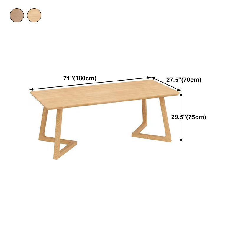Modern Style Writing Desk Wooden Rectangular Office Desk for Home Clearhalo 'furn' 'furn_office_desk' 'Furniture' 'Office Desks' 'Office Furniture' 'office_desk' 1200x1200_264b6fd8-a579-4ac4-a6c8-2b62ce057cdb
