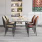 Modern Style Side Chair Indoor Solid Back Metal Upholstered Dining Room Chair (Set of 2) Clearhalo ' kitchen&dining_furn' 'Dining Chairs' 'Dining Tables & Seating' 'dining_chair' 'furn' 'furn_dining_chair' 'Furniture' 'furniture_dining_chair' 'Kitchen & Dining Furniture' 'kitchen' 1200x1200_26500d5c-01c3-4ffb-9811-df90503819cb