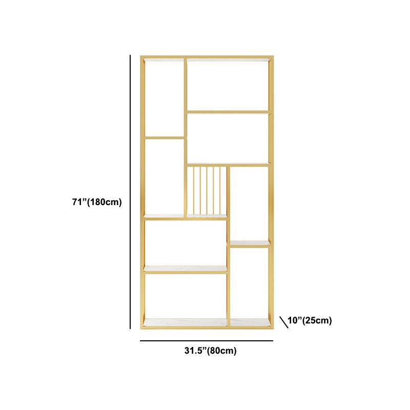 Open Metal and Wood Book Shelf Etagere Shelf Bookcase for Office Clearhalo 'Bookcases' 'furn' 'furn_bookcases' 'Furniture' 'Office Furniture' 1200x1200_2650ba63-526f-43fc-9aa4-2c1f5c9b628b