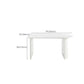 White Dinette Table with Pine Wood Base Modern Free Form Dining Table Clearhalo 'Dining Tables & Seating' 'Dining Tables' 'dining_table' 'furn' 'furn_dining_table' 'Furniture' 'Kitchen & Dining Furniture' 1200x1200_2652bca2-ffad-4a66-9612-e72df109f5ac