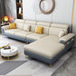125.98" L Faux Leather Sectional Stain-Resistant Pillow Top Arm Sofa Clearhalo 'furn' 'furn_sectionals' 'Furniture' 'furniture_sectionals' 'Living Room Furniture' 'Sectionals' 1200x1200_265b2a97-2881-4987-b330-64ae9fe14144