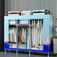 Contemporary Wardrobe Closet with Shelves Steel Wardrobe Cabinet