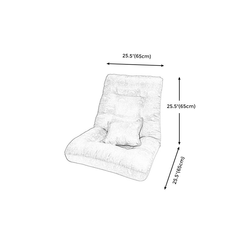 Fabric Convertible Chair 25.5" L x 25.5" W x 25.5" H Armless Chair for Living Room Clearhalo 'Accent Chairs' 'accent_chairs' 'Chairs & Seating' 'furn' 'furn_accent_chairs' 'Furniture' 'Living Room Furniture' 1200x1200_265d78d6-8524-4298-8ab6-d102ed0626b6