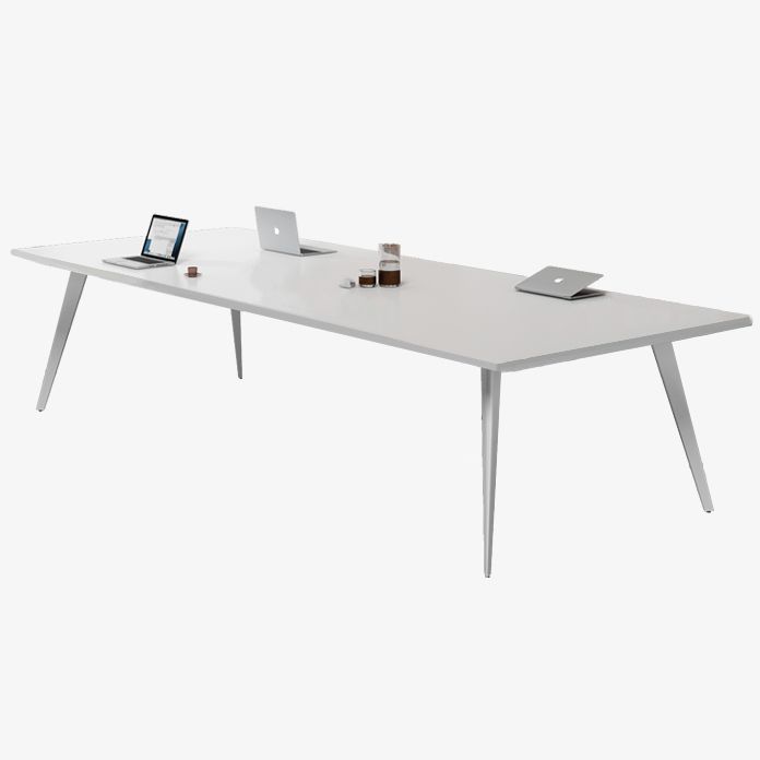 Contemporary Rectangle Dining Table Solid Wood Top Indoor Table with 4 Legs Clearhalo ' dining_table' 'Dining Tables & Seating' 'Dining Tables' 'furn' 'furn_dining_table' 'Furniture' 'furniture_dining_table' 'Kitchen & Dining Furniture' 'kitchen&dining_furn' 'kitchen' 'kitchen_dining_table' 1200x1200_265f9b33-22a1-4924-b406-0d8a3225e327