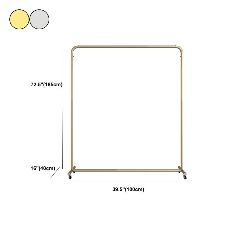 Industrial Style Coat Rack Metallic Free Standing Coat Rack with Sheave Clearhalo 'Entry & Mudroom Furniture' 'furn' 'furn_hall_tree_coat_racks' 'Furniture' 'Hall Trees & Coat Racks' 'hall_tree_coat_racks' 1200x1200_265fc207-33bf-43cf-9986-97d8d9af85ff