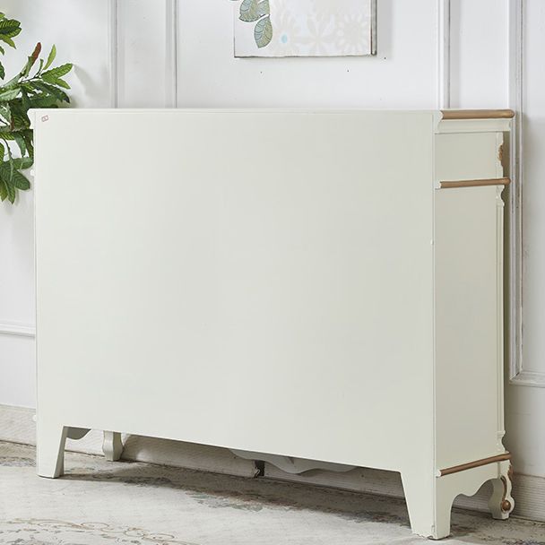 Sideboard in legno in stile glam con cassetti da pranzo server per cucina