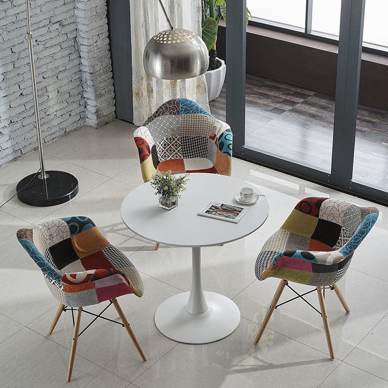 Contemporary Round Shape Sintered Stone Dining Table Standard Dining Table for Kitchen Clearhalo ' dining_table' 'Dining Tables & Seating' 'Dining Tables' 'furn' 'furn_dining_table' 'Furniture' 'furniture_dining_table' 'Kitchen & Dining Furniture' 'kitchen&dining_furn' 'kitchen' 'kitchen_dining_table' 1200x1200_26625a05-0b38-4994-bfa4-e6665b881c94