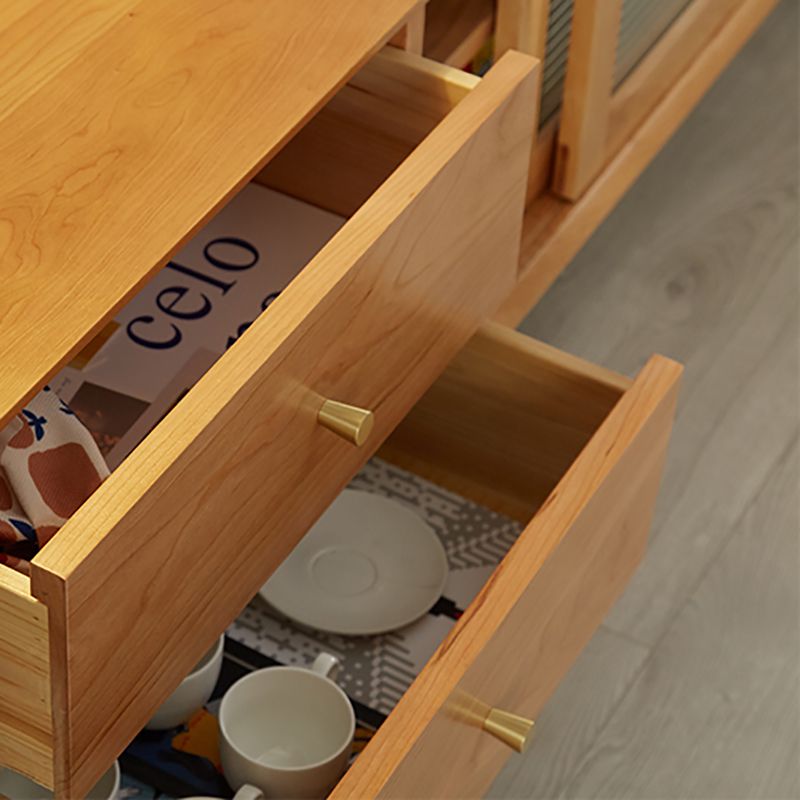 Scandinavian TV Media Console Solid Wood TV Stand for Living Room Clearhalo 'furn' 'furn_tv_stands_entertainment_centers' 'Furniture' 'Living Room Furniture' 'TV Stands & Entertainment Centers' 'TV Stands & Media Storage Furniture' 'tv_stands_entertainment_centers' 1200x1200_2663234f-77c1-4e8f-87ac-7b3cf139d58c