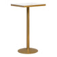 Artificial Marble Bar Table Glam Style Gold Base Bistro Table for Indoor Clearhalo 'Bar Furniture' 'Bar Tables' 'bar_tables' 'Furniture' 'furniture_bar_tables' 'Kitchen & Dining Furniture' 1200x1200_266699de-82d2-4e2d-95d6-20b5cdbb06cc