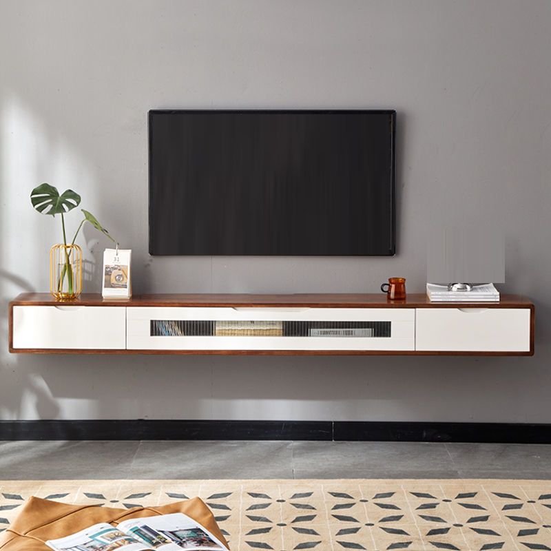 Modern TV Media Console Solid Wood TV Media Stand for Living Room Clearhalo 'furn' 'furn_tv_stands_entertainment_centers' 'Furniture' 'Living Room Furniture' 'TV Stands & Entertainment Centers' 'TV Stands & Media Storage Furniture' 'tv_stands_entertainment_centers' 1200x1200_266736a8-90c8-4f28-9582-e9670f966050