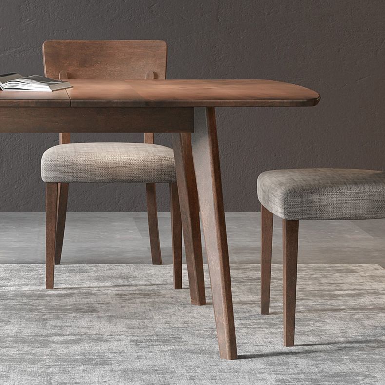 47" Extendable Beech Wood Dining Table Rectangle Kitchen Table with 4 Legs Clearhalo ' dining_table' 'Dining Tables & Seating' 'Dining Tables' 'furn' 'furn_dining_table' 'Furniture' 'furniture_dining_table' 'Kitchen & Dining Furniture' 'kitchen&dining_furn' 'kitchen' 'kitchen_dining_table' 1200x1200_26689fba-99bc-406d-94c7-5465819fb8b5