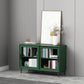 Scandinavian Standard Bookcase Engineered Wood Green Bookshelf with Cabinets Clearhalo 'Bookcases' 'furn' 'furn_bookcases' 'Furniture' 'Office Furniture' 1200x1200_266c8b13-f2a9-4ba6-8b73-2de2cfff6c45