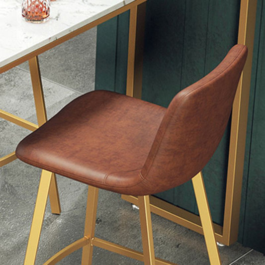 Glam Rectangle Bar Table Set 1/3 Pieces Faux Marble Pub Set for Dining Room