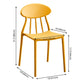 Modern Kitchen Plastic Dining Chairs Open Back Dining Side Armless Chairs Clearhalo ' kitchen&dining_furn' 'Dining Chairs' 'Dining Tables & Seating' 'dining_chair' 'furn' 'furn_dining_chair' 'Furniture' 'furniture_dining_chair' 'Kitchen & Dining Furniture' 'kitchen' 1200x1200_266f96b7-4aa1-4741-b53b-4f0ead262edd