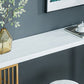 Glam Style Rectangle Counter Table 44-inch Height Solid Wood Top Bar Table Clearhalo 'Bar Furniture' 'Bar Tables' 'bar_tables' 'furn' 'furn_bar_tables' 'Furniture' 'furniture_bar_tables' 'Kitchen & Dining Furniture' 1200x1200_26718689-e748-4c72-93c8-ca3c0d756117