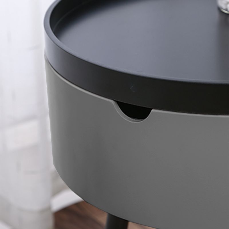 Mesa de mesa de 3 patas Conjunto de mesa de estilo contemporánea Top Table con almacenamiento con almacenamiento