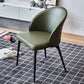 Solid Back Armless Chair Industrial Design PU Leather Dining Chairs Clearhalo 'Dining Chairs' 'Dining Tables & Seating' 'dining_chair' 'furn' 'furn_dining_chair' 'Furniture' 'Kitchen & Dining Furniture' 1200x1200_267880a0-be7e-4977-9baa-f65ad44be4cd